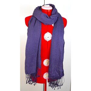 Purple Pashmina Scarf